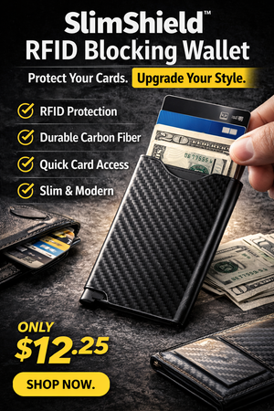 🛡 SlimShield™ RFID Blocking Wallet