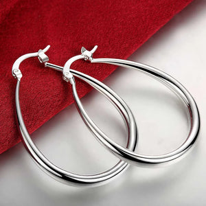 Timeless Silver Hoop Earrings