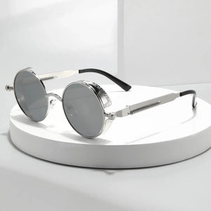 Vanguard Classic Steampunk Round Sunglasses