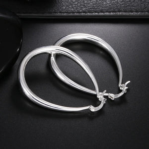 Timeless Silver Hoop Earrings