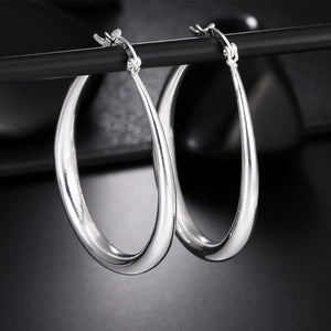 Timeless Silver Hoop Earrings