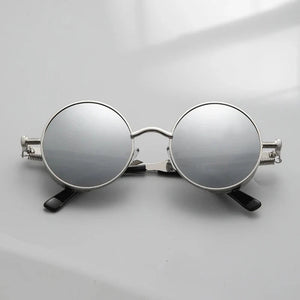 Vanguard Classic Steampunk Round Sunglasses