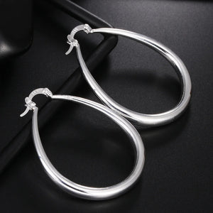 Timeless Silver Hoop Earrings