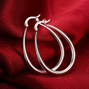 Timeless Silver Hoop Earrings