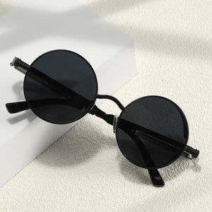 Vanguard Classic Steampunk Round Sunglasses