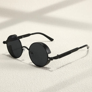 Vanguard Classic Steampunk Round Sunglasses