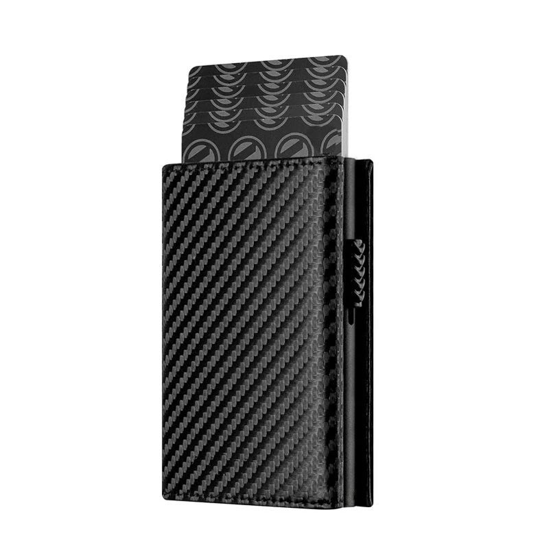 Slim Carbon Pop-Up Card Wallet