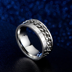 Roman Spinner Ring for Calm Moments