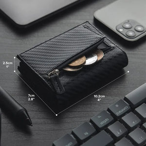 Slim Carbon Pop-Up Card Wallet